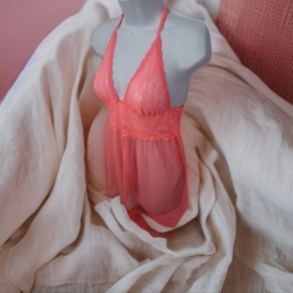 Victoria's Secret Chemise Intimate's Pink Lace Medium